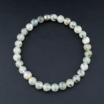 Prehnite Doğal Taş Bileklik (6mm) - Görsel 5
