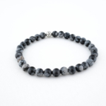 Kar Obsidyen Doğal Taş Bileklik (6mm) - Görsel 2
