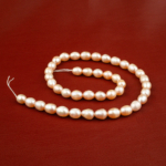 Şekilsiz Rose Renk Orijinal Okyanus İnci Doğaltaş Dizi (7-8 mm) - Görsel 5