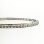 Swarovski Taşı 925 Ayar Gümüş Bileklik - Görsel 4