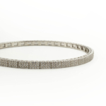 Swarovski Taşı 925 Ayar Gümüş Bileklik - Görsel 4