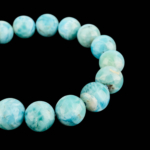 5A Kalite Larimar Doğal Taş Bileklik (11-12mm) - Görsel 2