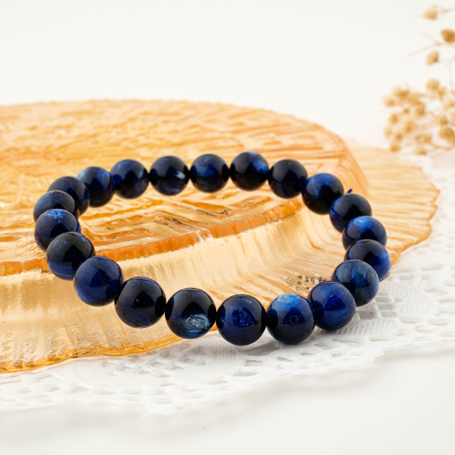 konya-dogaltas-evi-6a-kalite-nadir-lapis-lazuli-dogal-tas-bileklik-2.jpg 6A+ Kalite Kyanit Doğal Taş Bileklik (8-9mm) - Görsel 1