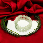 6A+ Kalite Prehnite Doğal Taş Bileklik (9-10mm)