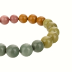 6A+ Alashan Agate Taşı Bileklik (9-10mm) - Görsel 4