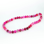 Pembe Akik Doğal Taş Dizi (8mm) - Görsel 4