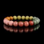 6A+ Alashan Agate Taşı Bileklik (9-10mm) - Görsel 6
