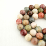Alashan Agate Doğal Taş Dizi (8mm) - Görsel 3