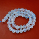5A+Kalite Akuamarin Doğal Taş Dizi (8mm) - Görsel 2