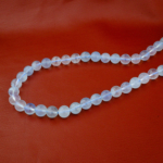 5A+Kalite Akuamarin Doğal Taş Dizi (8mm) - Görsel 4