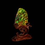 Ammonite Boudrial Opal Ham Parça - Görsel 2