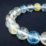 4A+ Kalite Multi Topaz Doğal Taş Bileklik (10-11mm) - Görsel 7