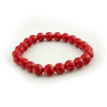 4A+Kalite Cinnabar-(Zinober) Taşı Özel Bileklik (8mm) - Görsel 3