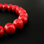 4A+Kalite Cinnabar-(Zinober) Taşı Özel Bileklik (8mm) - Görsel 6