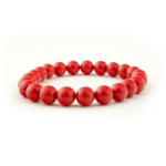 4A+Kalite Cinnabar-(Zinober) Taşı Özel Bileklik (8mm) - Görsel 4