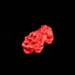 Cinnabar-(Zinober) Taşı Özel El Oyması Ejderha Obje - Görsel 6