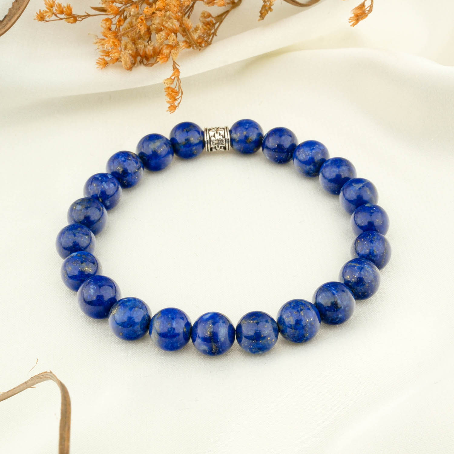 konya-dogaltas-evi-dogal-tas-bileklik-48-0.jpg 6A Kalite Lapis Lazuli Doğal Taş Bileklik (8mm) - Görsel 1