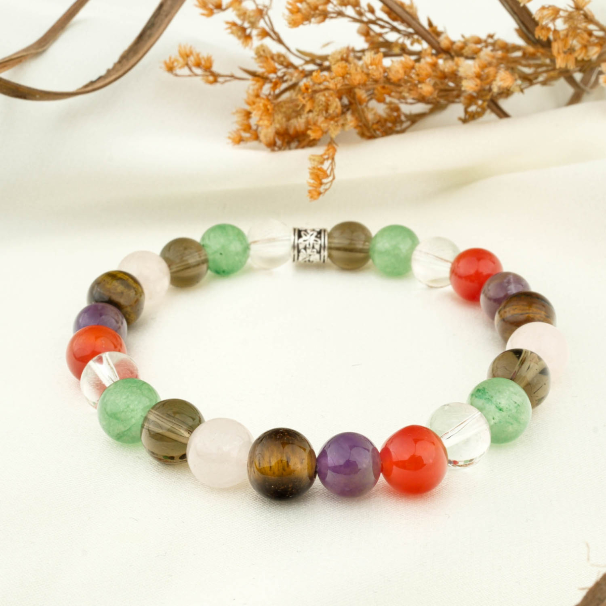 Çakra Doğal Taş Bileklik (8mm)