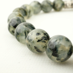 5A+ Kalite Prehnite Doğal Taş Bileklik (8mm) - Görsel 4