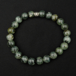 5A+ Kalite Prehnite Doğal Taş Bileklik (8mm) - Görsel 5