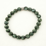 Seraphinite Doğal Taş Bileklik (8-9mm) - Görsel 3