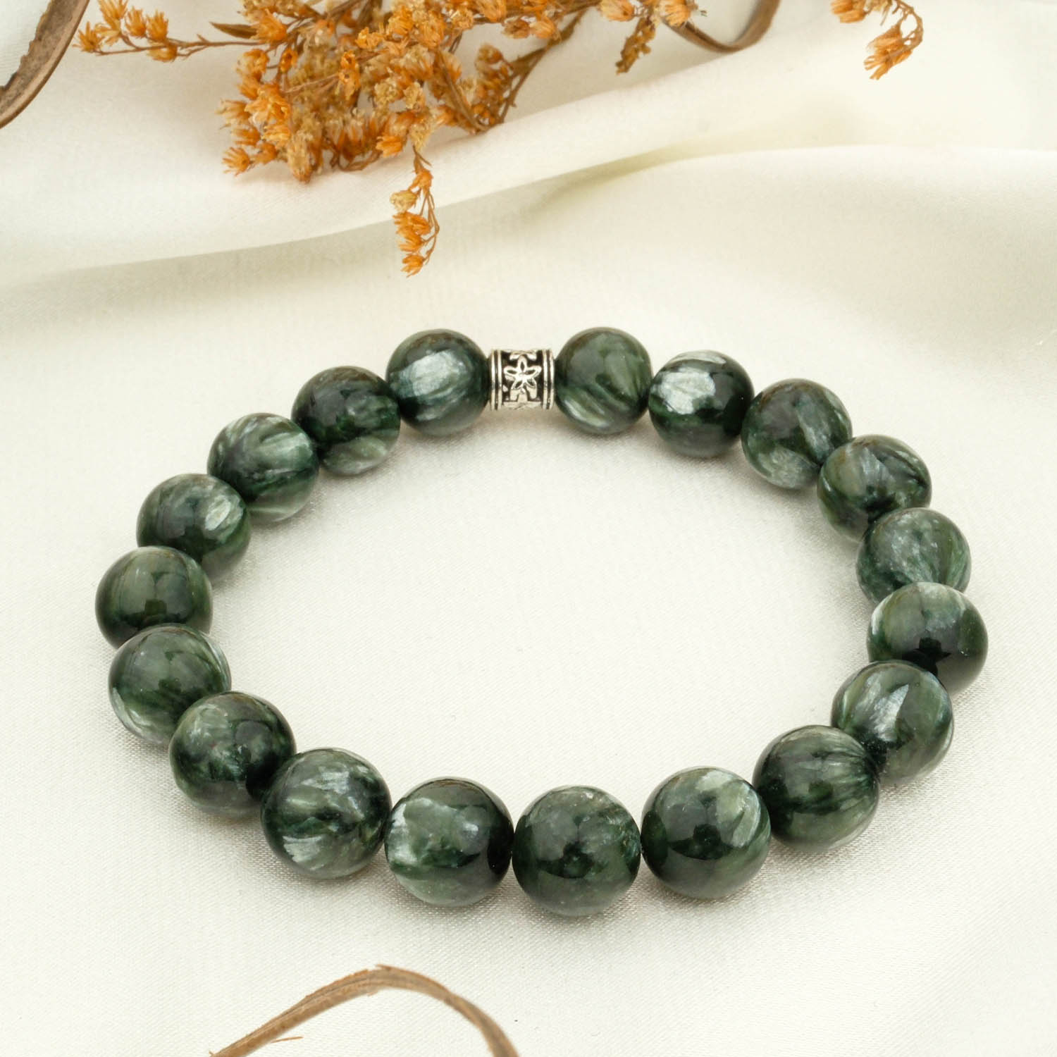 konya-dogaltas-evi-dogaltas-bileklik-84-0.jpg 5A+Kalite Seraphinite Doğal Taş Bileklik (10-11mm) - Görsel 1
