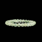 6A+ Kalite Prehnite Doğal Taş Bileklik (6-7mm) - Görsel 2