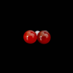 Lal (Garnet) Doğal Taş Gümüş Küpe - Görsel 4