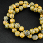 Bumblebee Jasper Doğal Taş Dizi (8mm) - Görsel 6