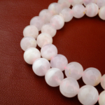 Pembe Kalsit Doğal Taş Dizi (8mm) - Görsel 3