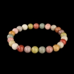 6A+ Alashan Agate Taşı Bileklik (7-8mm) - Görsel 5