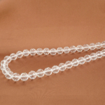 5A+Kalite Kristal Kuvars Taşı Faset Kesim Dizi (6mm) - Görsel 4