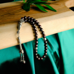Lal (Garnet) Doğal Taş 33lü Metal Tesbih (8mm)