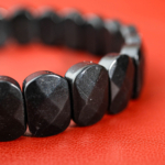Shungite (Şungit) Doğal Taş Oval Kesim Rolex Bileklik - Görsel 5