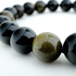 Orijinal Gold Obsidyen Doğal Taş Bileklik (10mm) - Görsel 4
