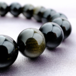 Orijinal Gold Obsidyen Doğal Taş Bileklik (10mm) - Görsel 6