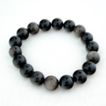 Orijinal Silver Obsidyen Doğal Taş Bileklik (10mm) - Görsel 3