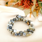 Dendiritli Siyah Opal Doğal Taş Dizi (8mm)