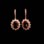 Zültanit Taşlı 925 Ayar Gümüş Rose Kaplama Bayan Set - Görsel 8