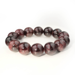 Orijinal Garnet (Lal) Doğal Taş Bileklik (14-15mm) - Görsel 2