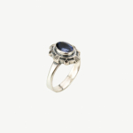 Safir Taşı 925 Ayar Gümüş Erkek / Kadın (Unisex) El İşçiliği Yüzük - Görsel 6