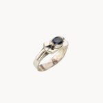 Safir Taşı 925 Ayar Gümüş Erkek / Kadın (Unisex) El İşçiliği Yüzük - Görsel 6