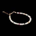 Orijinal İnci, Safir, Zümrüt, Yakut Taşı Bileklik (3mm) - Görsel 6