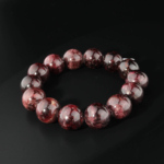 Orijinal Garnet (Lal) Doğal Taş Bileklik (14-15mm) - Görsel 5