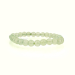 6A+ Kalite Prehnite Doğal Taş Bileklik (6-7mm) - Görsel 3