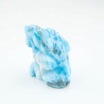 Orijinal Larimar Taşı El Oyması Carving İşçilik Yunus Obje - Görsel 6