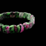6A Kalite Ruby Zoisit (Yakutlu Anyolit) Doğal Taş Rolex Bileklik - Görsel 6