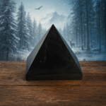 Shungite (Şungit) Taşı Piramit Obje