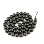 Shungite (Şungit) Doğal Taş Dizi (8mm) - Görsel 2