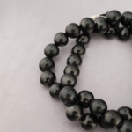 Shungite (Şungit) Doğal Taş Dizi (8mm) - Görsel 6